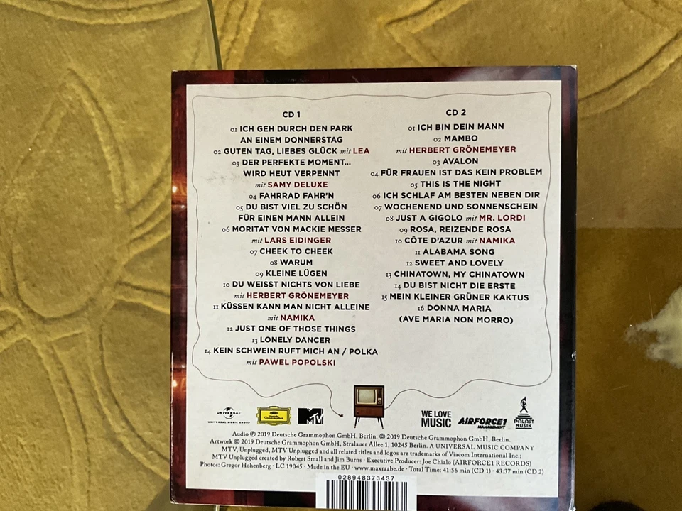 Max Raabe - MTV Unplugged von Raabe,Max | CD | Zustand neuwertig - Bild 3 von 3