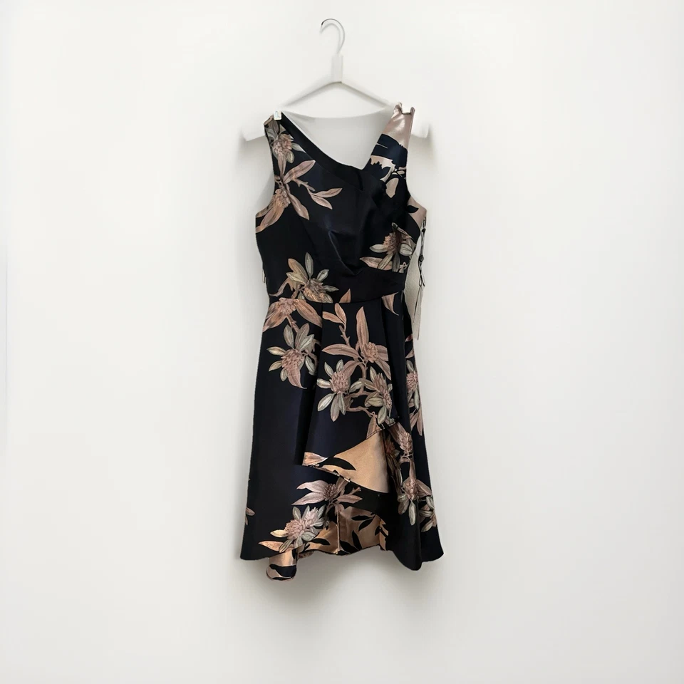 Adrianna Papell Women's Short Jacquard Dress size 10 - Image 3 of 3