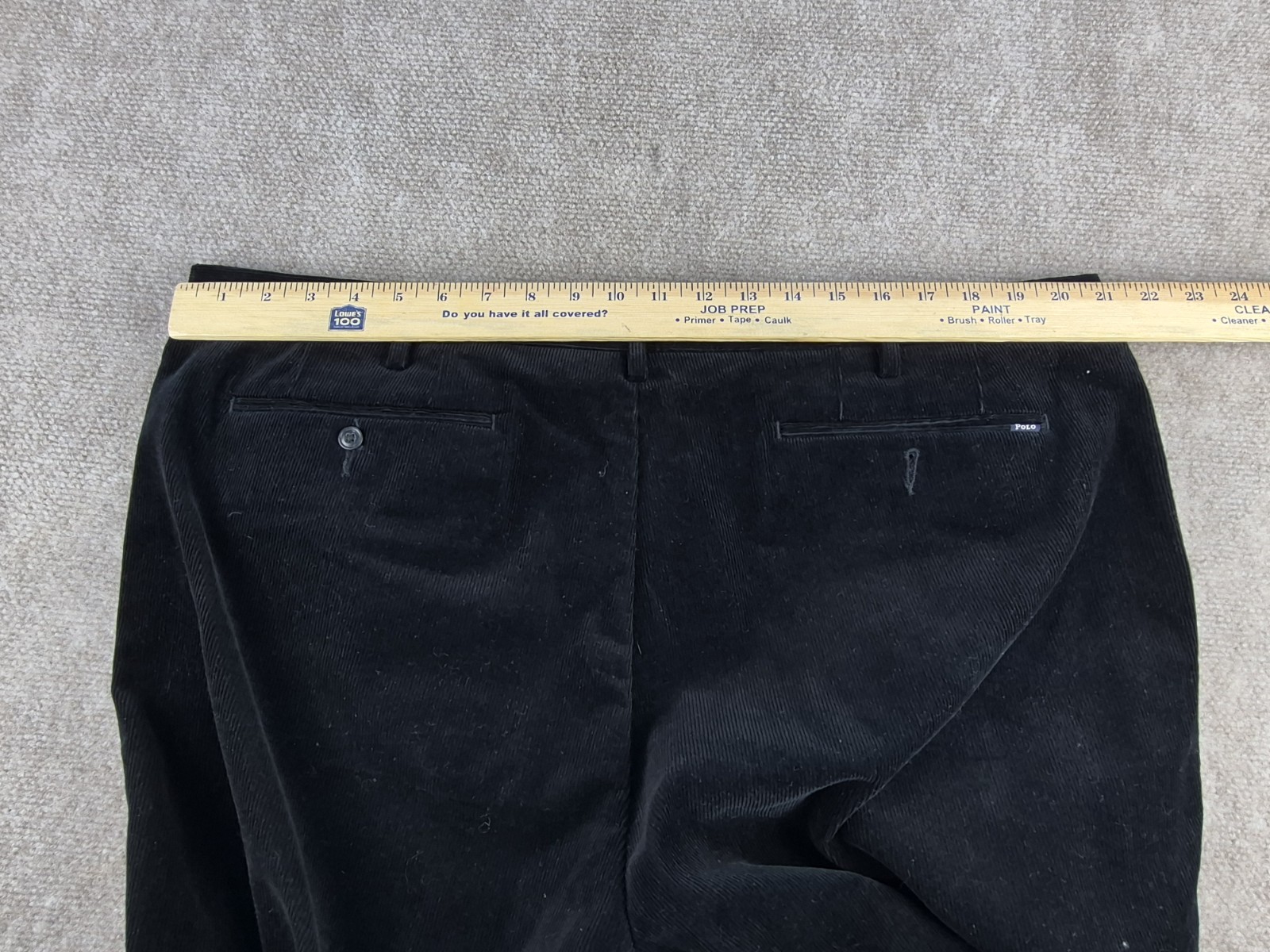 Polo Ralph Lauren Corduroy Pants Men’s Sz 42x30 Black Stretch Classic Fit thumbnail 12