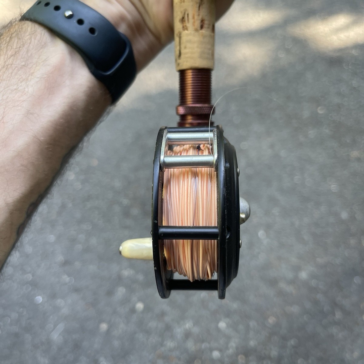 VTG Fenwick Fly Rod FF 856 8 1/2' 6wt With Pflueger Medalist 1492