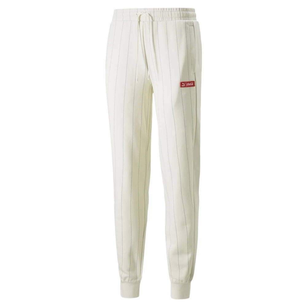 Pantaloni da pista PUMA Cc X T7 uomo bianco sporco casual sportivi 53616397