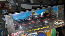 Hot Wheels Batman Batmobile 1:18 1966 TV Series Diecast Black/Red Kustomizing