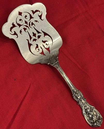 REED & BARTON FRANCIS I STERLING ASPARAGUS SERVER OLD MARK PAT. DATE