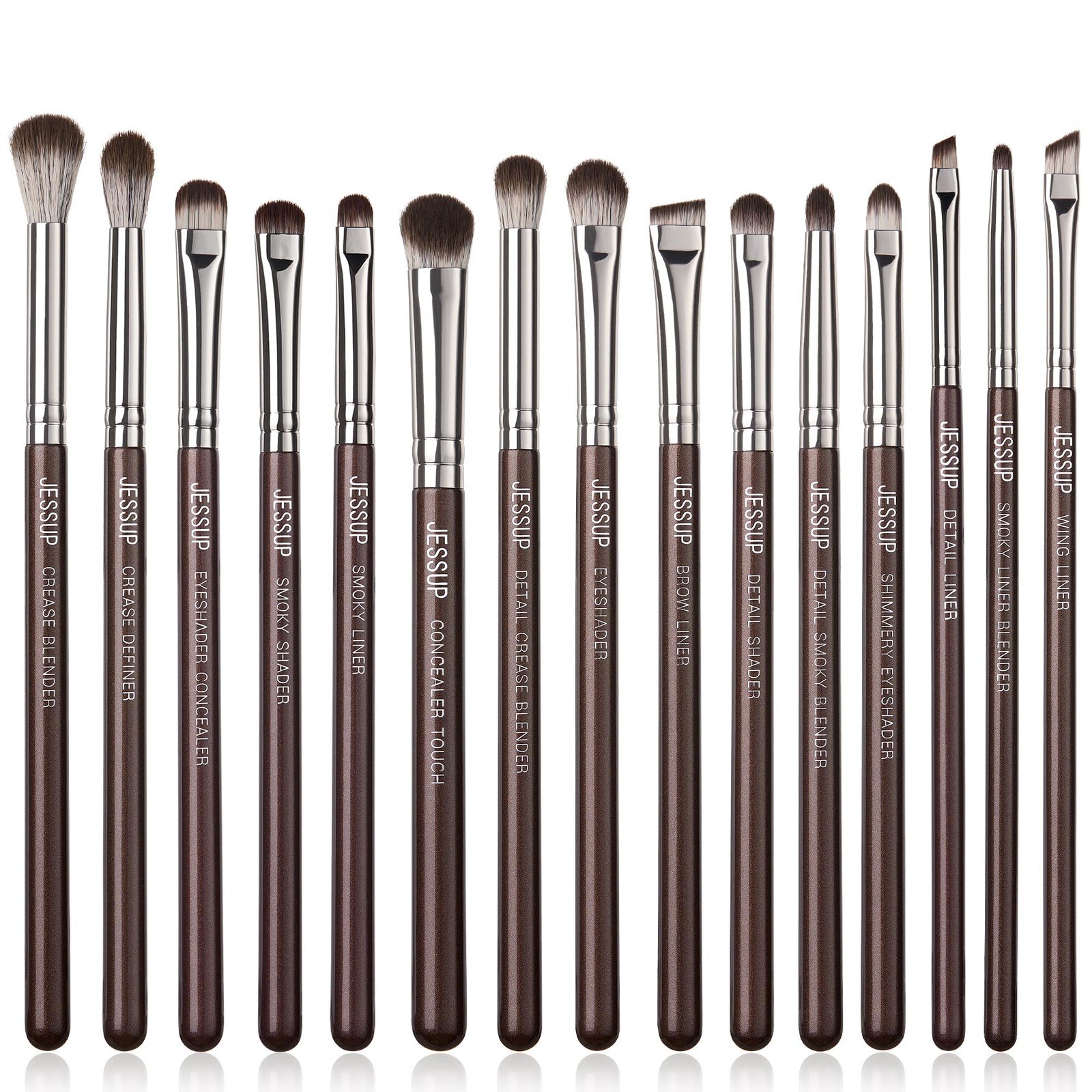 Set Pennelli Occhi Jessup Professional: Qualità da Makeup Artist
