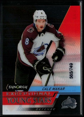2020-21 Upper Deck Synergy Exceptional Young Stars #EY-1 Cale Makar 565/749