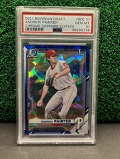 2021 Bowman Draft Andrew Painter Chrome Sapphire Edition #BDC10 PSA Gem Mint 10