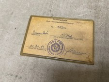 Empfangskarte NVA 9mm Patronen Makarow Pistole PM Waffenkarte 1989 Waffenkammer