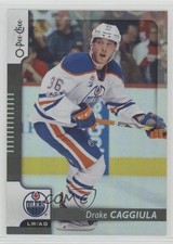 2017-18 O-Pee-Chee Black Rainbow Foil 6/100 Drake Caggiula #146 0q3