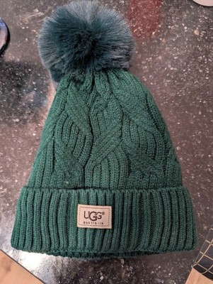 UGG Australia Women's RARE Dark Green Winter Hat