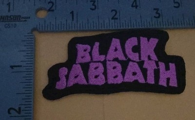 Black Sabbath Embroidered  Sew/Iron On Band Patch