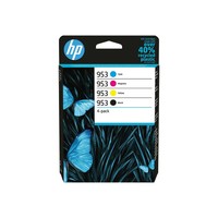 HP 953 - 4Er-Pack - Schwarz, Gelb, Cyan, Magenta - Original - Tintenpatrone -