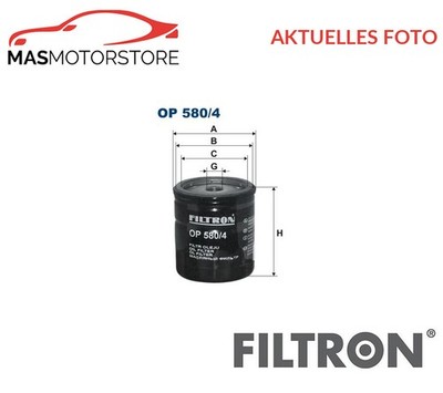 MOTOR ÖLFILTER FILTRON OP580/4 P FÜR LDV SHERPA 1.8 D 1.8L 48KW