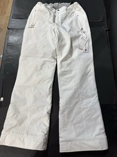Obermeyer Snow Ski Brooke Pants Teen Girls Size XL White Skiing Snowboard NWT
