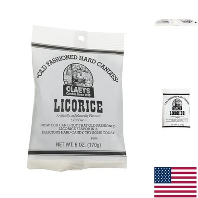 Classic Fat-Free Hard Candy Licorice, 6 oz - Timeless Taste for All Ages
