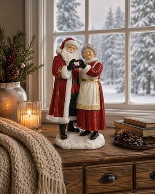 NEU 2026 Mr & Mrs Santa Claus Weihnachtsfrau Weihnachtsmann in Love Clayre & Eef