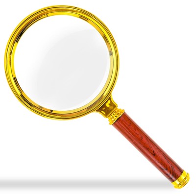 10x Handheld Magnifier, Reading Magnifier for Children and Seniors, Suitable ...