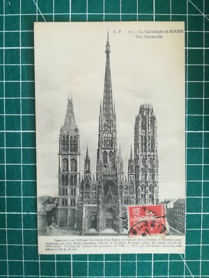 se097 AK Foto um 1916 - Rouen - die Kathedrale