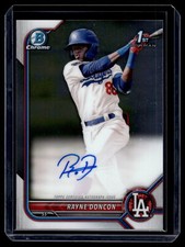 Rayne Doncon 2022 Bowman Chrome 1st Autograph Auto Card  #CPA-RD