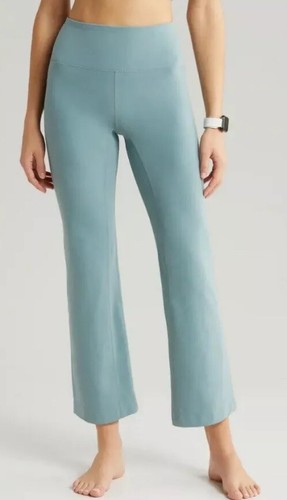 Zella Studio High Waist Flare Ankle Pants And V Neck Top size Small NWT - Picture 2 of 15