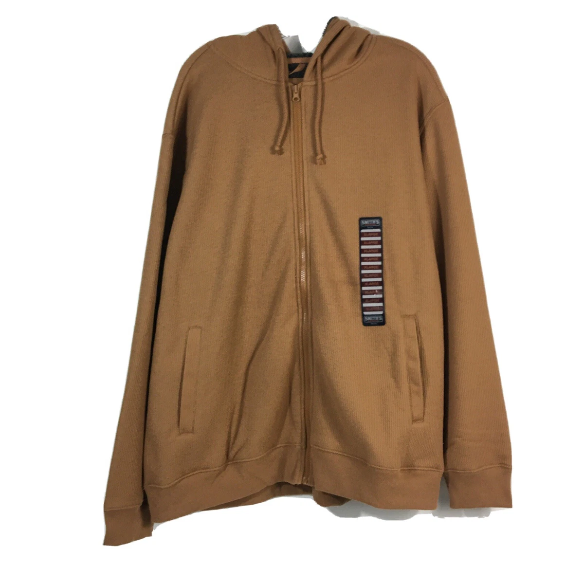 smiths mens sherpa lined fleece hoodie