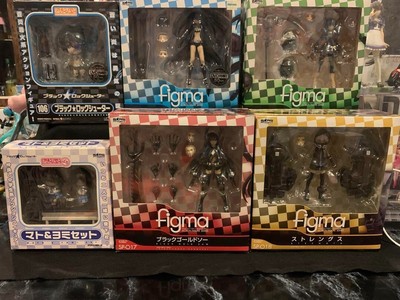 Nendoroid figma Black Rock Shooter 6 piece set Dead Master Black Gold Saw