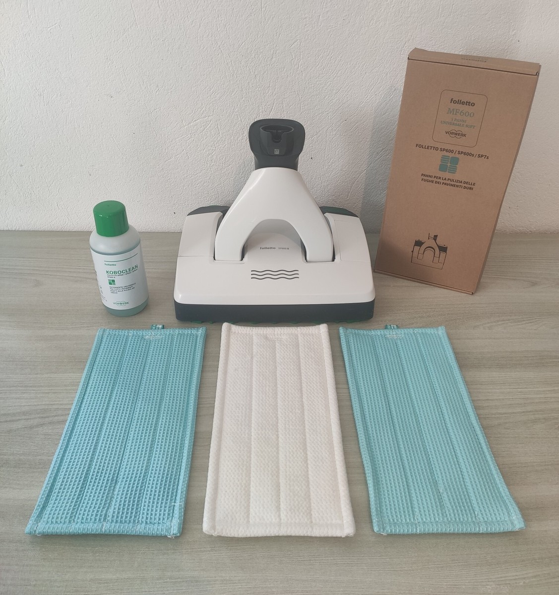 Piastra Portapanni Per Folletto Pulilava SP600 + 2 Panni Universali - Compatibile Per Pulizia Pavimenti - Foto 12