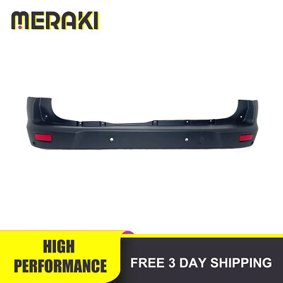 For 2019-2022 Ford Transit Connect Rear Bumper Cover W/ Sensor Holes Reflectors