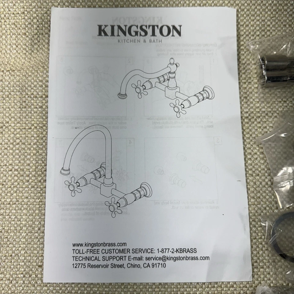 Kingston Brass Elements of Design ES1148AX NewOrleans 2 Handle - Image 2 of 4