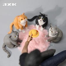 JXK 1:6 Princess Cat Model Animal Scene Collection Scene Decor Accessory Gift