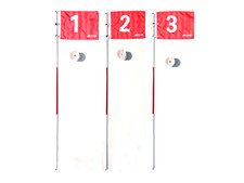A99 Golf Portable Flag w. Cup Practice Golf Hole Pole Cup Flag Stick Putting Aid