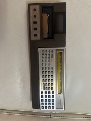 Sharp PC-1211 Vintage Taschenrechner + Ce-122 Print I/O Kassetten nicht funktionsfähig