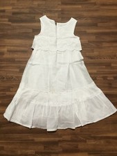 Toddler Girls Dress White Lace Trim Dress 100 Cotton Size 2T