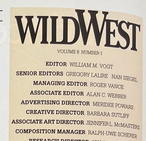 Wild West Magazine, Complete Vol. 8, 1995-1996, VNTG Western History, Lot of 6 - Foto 5 di 24