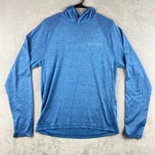 Vineyard Vines Performance Hoodie Mens Small Blue Lightweight Hooded Tech Shirt