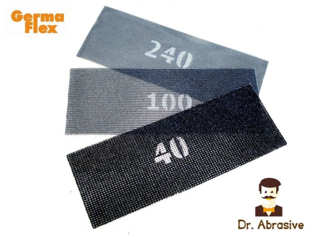 Sanding Sheet Mesh Abrasive Strips Hand Sander Plaster Metal Grit 40-1000