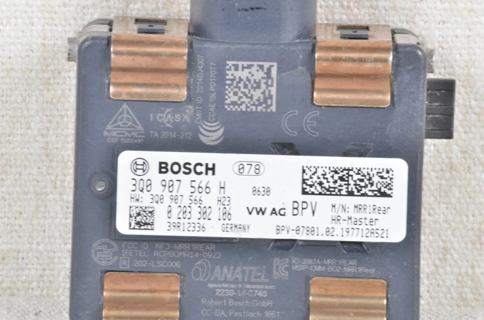 Оригинальный блок круиз-контроля дальности переднего радара для Audi A3 S3 2019 2020 годов выпуска 3Q0 907 566 H - Изображение 2 из 3
