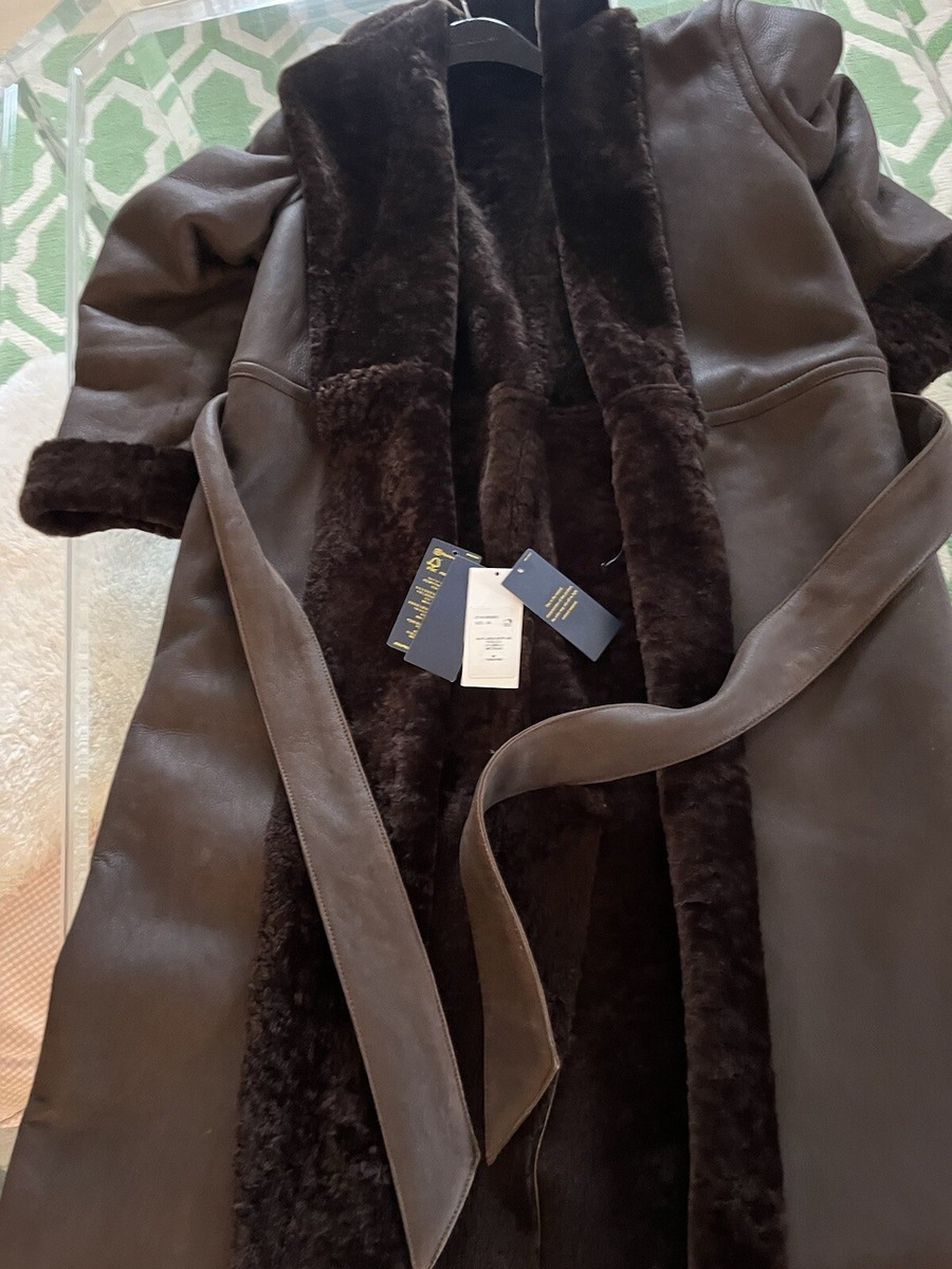 Ladies Polo Ralph Lauren Reversible Shearling Coat UK