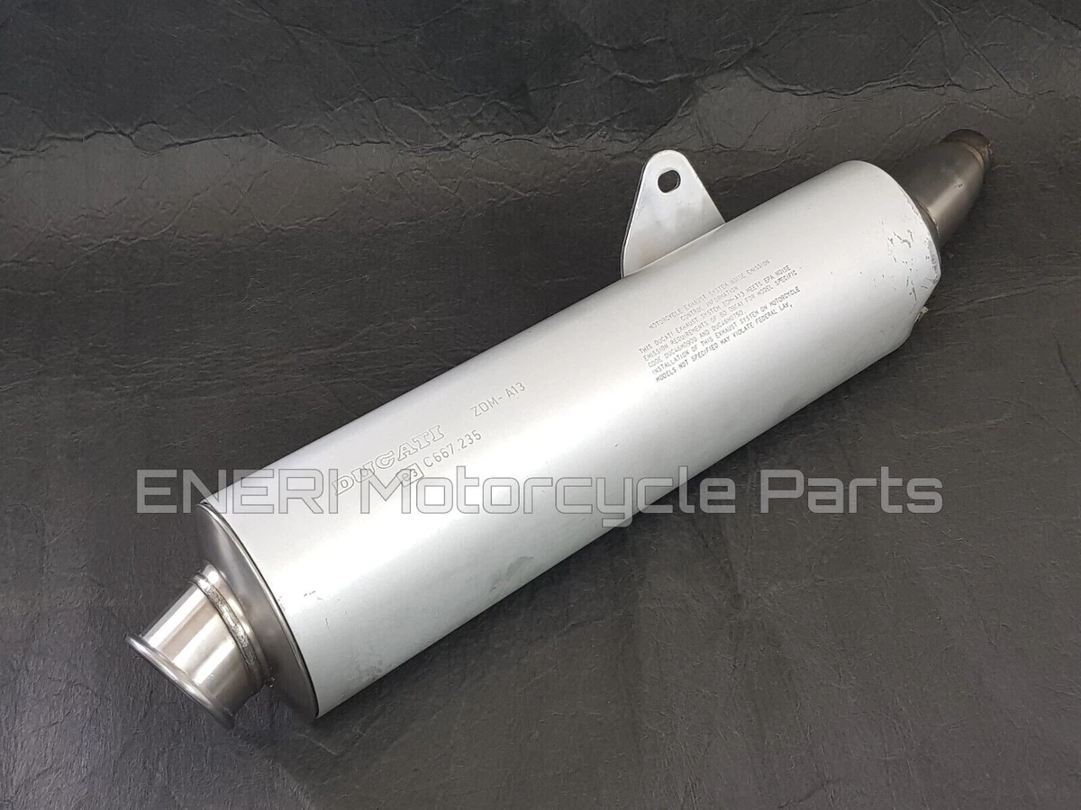 DUCATI MONSTER 400 600 750 1995 2000 RIGHT EXHAUST SILENCER 57310357A ZDM A13