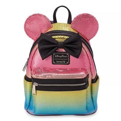glitter minnie mouse backpack