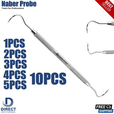 Periodontal Dental Pocket Nabers Probe Diagnostic Depth Furcation Marking CE