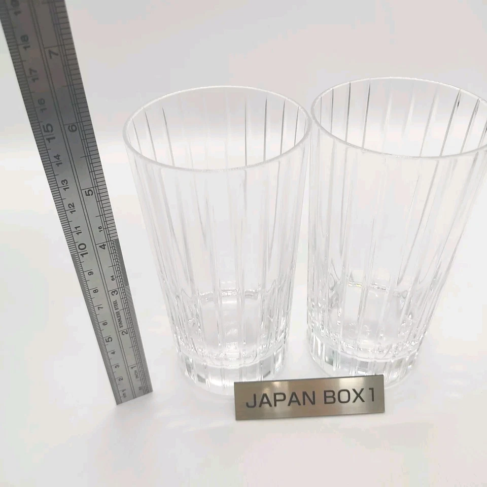 Baccarat Harmonie highball glass 5.5in Tumbler Glass Pair Set - Image 4 of 4
