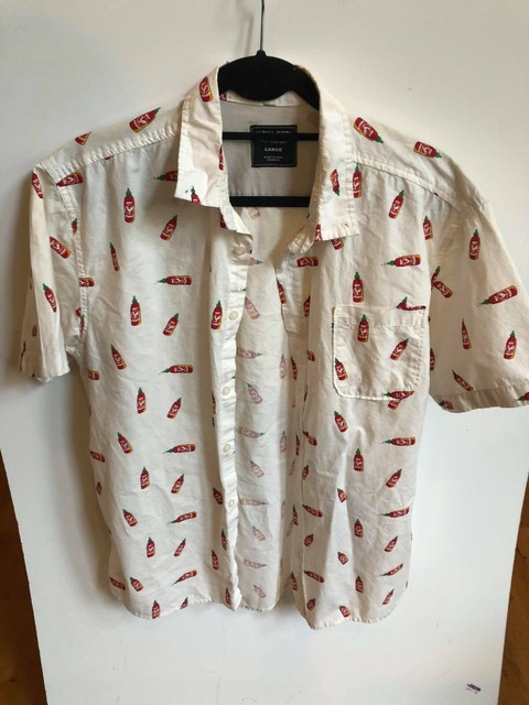 beer button down shirt