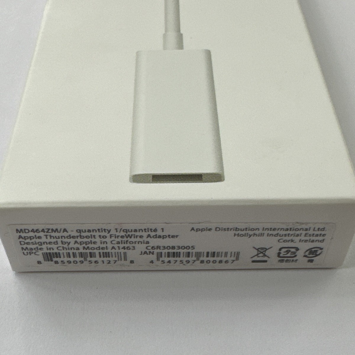 Apple Thunderbolt - FireWireアダプタ A1463(Apple A1463 Apple Thunderbolt - FireWireアダプタ A1463(Apple A1463