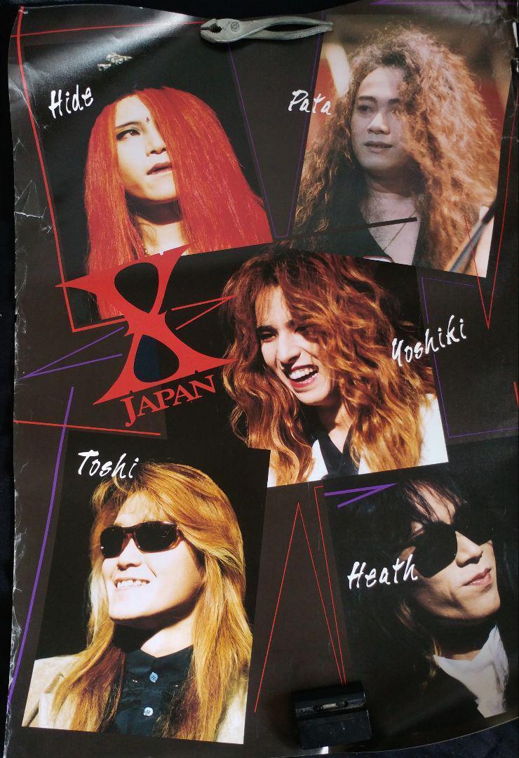 XJAPAN Poster HIDE Toshi YOSHIKI Pata Heath famous musician XJAPAN Poster HIDE Toshi YOSHIKI Pata Heath famous musician