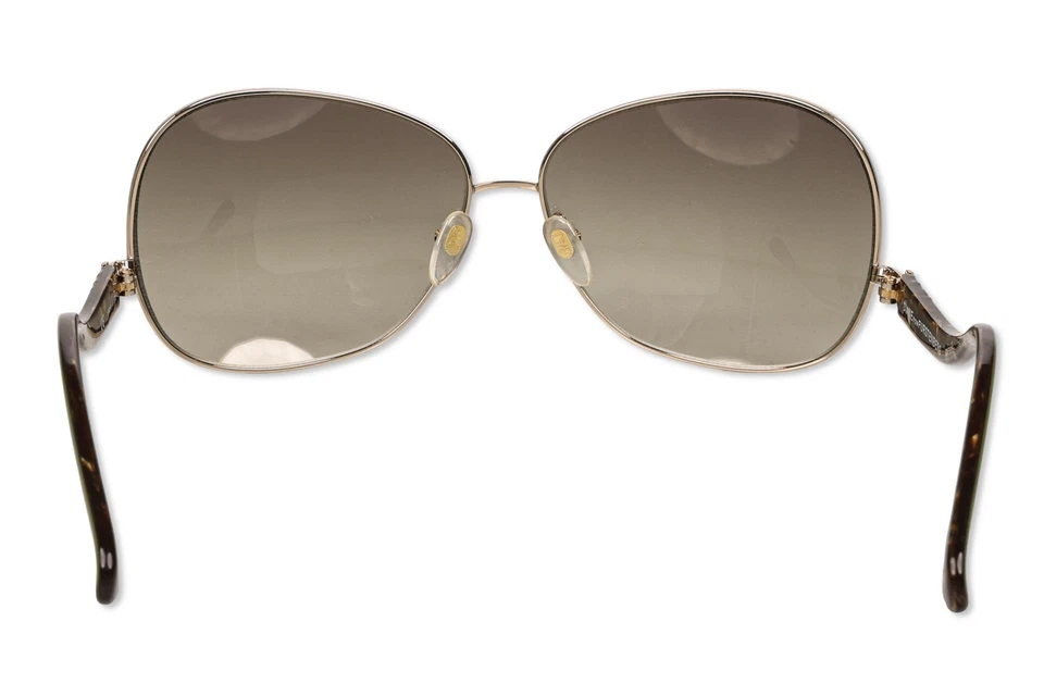 Lente degradada dorada/verde talla única Diane von Furstenberg DVF801S Foto 4 de 4