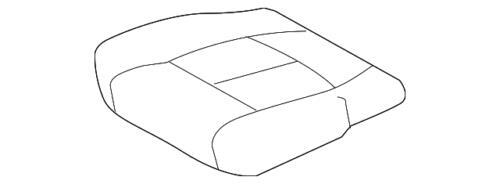 Funda de asiento para Ford (N/P BC3Z-2562901-AA)