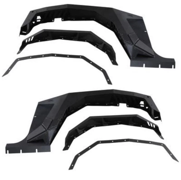 Smittybilt 07-18 se adapta a Jeep Wrangler JK 2 puertas 4 puertas XRC Gen2 Frente armadura guardabarros llamaradas Foto 2 de 3