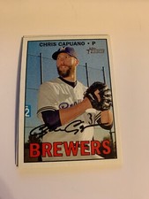 2016 Topps Heritage High Number #618 Chris Capuano Milwaukee Brewers