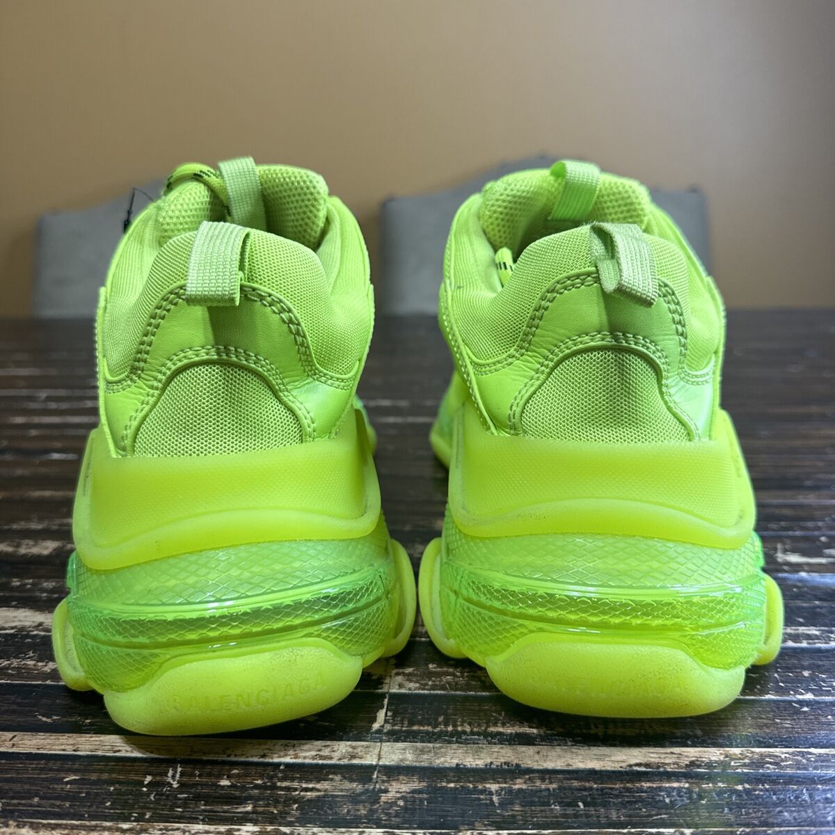 Balenciaga Triple S Sneaker Neon Green Men's Size 8 | eBay Balenciaga Triple S Sneaker Neon Green Men's Size 8 | eBay