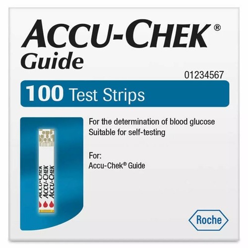 Accu Chek Guide Test Strips 100 - long expiry - Foto 1 di 2